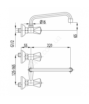 Смеситель Armatura Standard 320-580-00