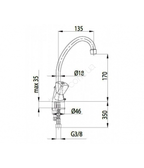 Смеситель Armatura Standard 302-315-00