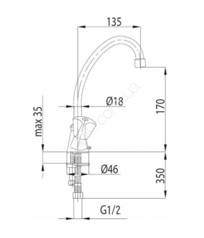 Смеситель Armatura Standard 302-394-00