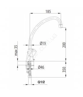 Смеситель Armatura Standard 303-494-00