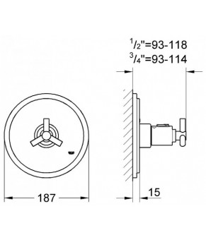 Смеситель Grohe Atrio 19147000