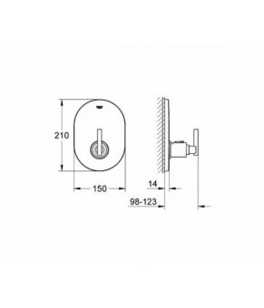 Смеситель Grohe Atrio 19396000