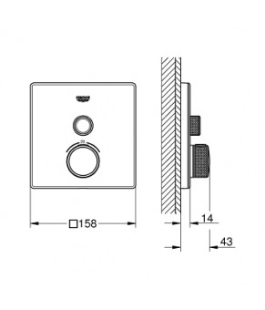 Смеситель Grohe Grohtherm 29153LS0