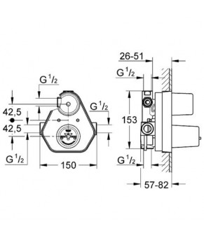 Смеситель Grohe Grohtherm 34212000