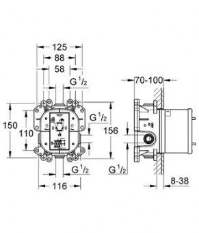 Смеситель Grohe Rapido 35501000