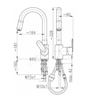 Смеситель Armatura Amber 583-340-00