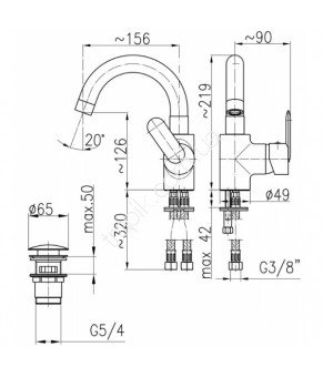 Смеситель Armatura Amber 583-745-00