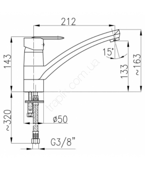 Смеситель Armatura Amber 583-945-00