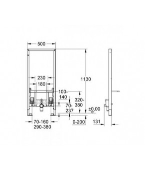 Инсталляция Grohe Rapid SL 38553001 3855800M