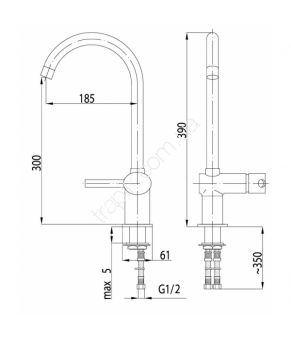 Смеситель Armatura Diament 4103-914-00