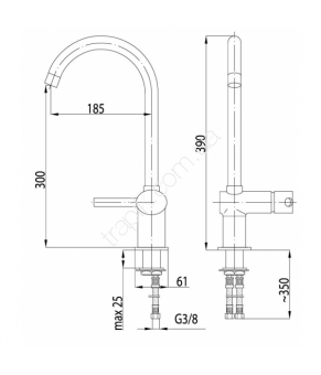 Смеситель Armatura Diament 4103-915-00