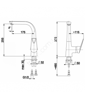 Смеситель Armatura Topaz 4013-914-00