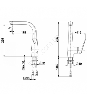 Смеситель Armatura Topaz 4013-915-00