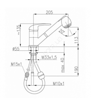 Смеситель Armatura Albit 4603-110-00