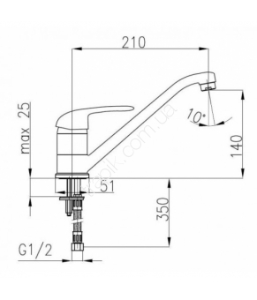 Смеситель Armatura Albit 4603-814-00