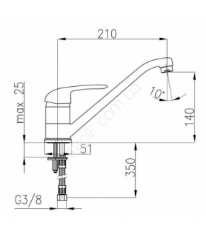 Смеситель Armatura Albit 4603-815-00