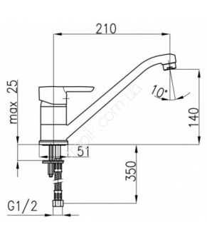 Смеситель Armatura Bazalt 4703-814-00