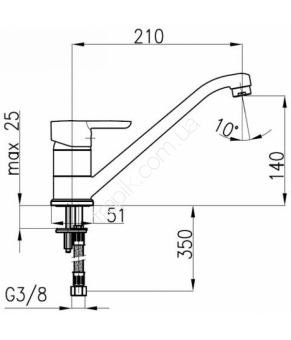 Смеситель Armatura Bazalt 4703-815-00