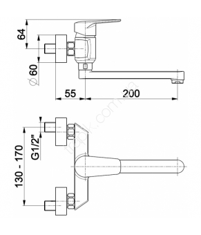 Смеситель Armatura German 4510-910-00