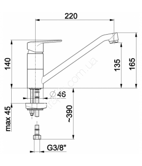 Смеситель Armatura German 4513-915-00