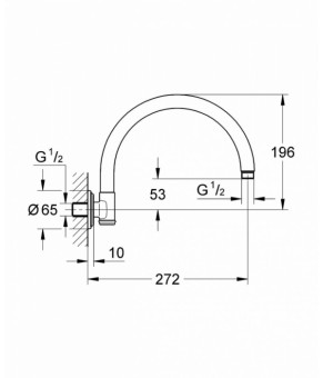 Дуржатель для душа Grohe Rainshower 28384000
