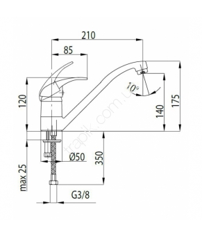 Смеситель Armatura Nefryt 503-915-00