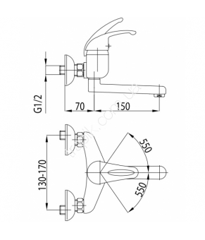 Смеситель Armatura Piryt 440-840-00
