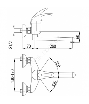 Смеситель Armatura Piryt 440-940-00