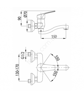Смеситель Armatura Rodon 450-820-00