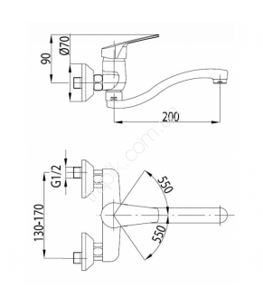 Смеситель Armatura Rodon 450-920-00