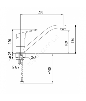 Смеситель Armatura Rodon 453-924-00