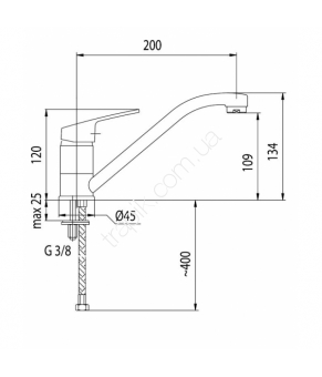 Смеситель Armatura Rodon 453-925-00