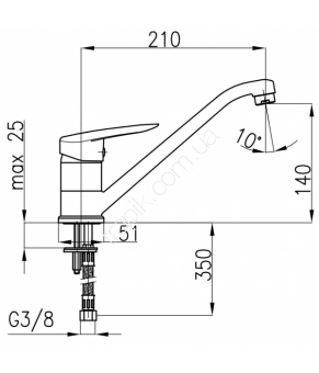 Смеситель Armatura Salit 4503-815-00