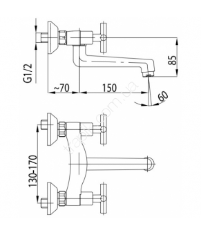Смеситель Armatura Symetric 340-810-00