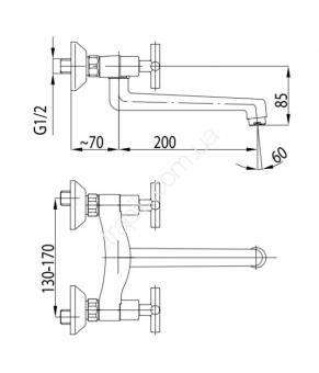 Смеситель Armatura Symetric 340-910-00