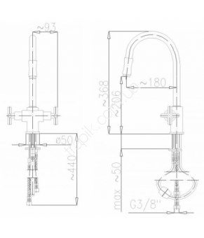 Смеситель Armatura Symetric 343-210-00