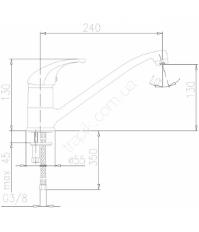 Смеситель Armatura Baryt 553-915-00
