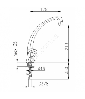 Смеситель Armatura Ceramic 333-915-00