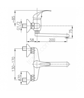 Смеситель Armatura Ecokran 5510-920-00