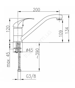 Смеситель Armatura Ecokran 5513-925-00