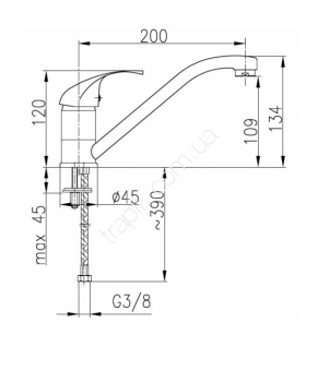 Смеситель Armatura Ecokran 5513-935-00