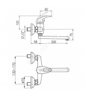 Смеситель Armatura Ferryt 540-950-00