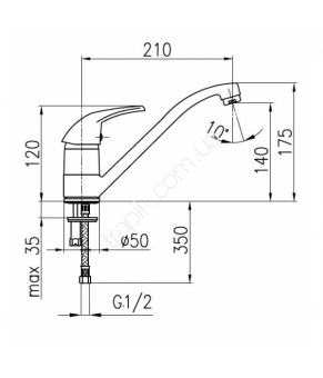 Смеситель Armatura Ferryt 543-954-00