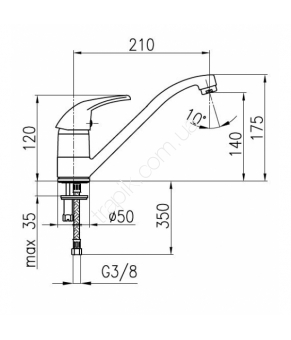 Смеситель Armatura Ferryt 543-955-00