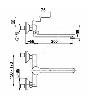 Смеситель Armatura Granat 5520-910-00