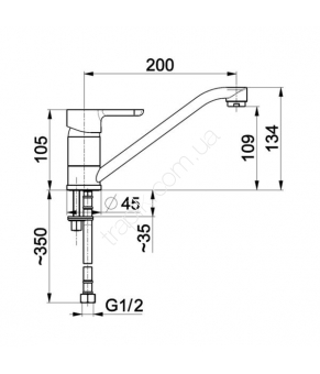 Смеситель Armatura Granat 5523-914-00