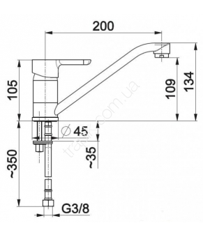 Смеситель Armatura Granat 5523-915-00