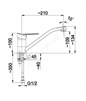 Смеситель Armatura Jadeit 5213-914-00