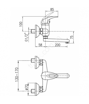 Смеситель Armatura Kroma 540-930-00