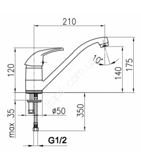 Смеситель Armatura Kroma 543-934-00